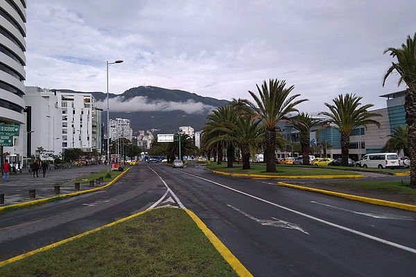 Straße in Quito