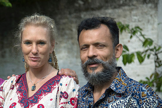 ZFD-Koordinatorin Ulrike Hemmerling und ZFD-Fachkraft Eric Bejarano