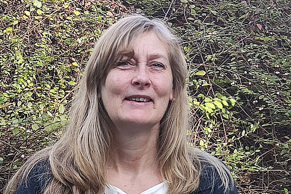 Finanzbuchhalterin Silke Schmidt ist ebenfalls Teil des Teams von EDP in der AGIAMONDO-Geschäftsstelle.