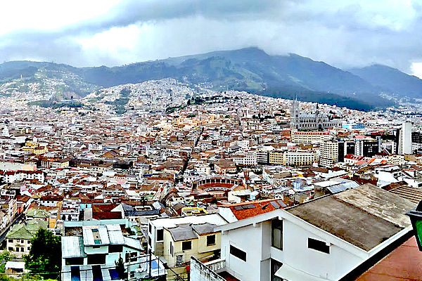 Panorama von Quito