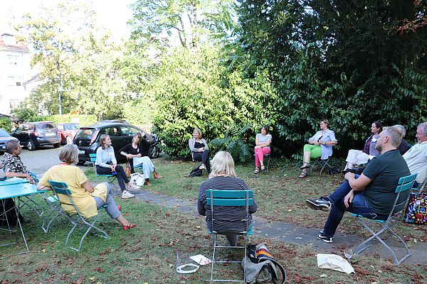 Teilnehmer beim Workshop "Corona - und dann?"